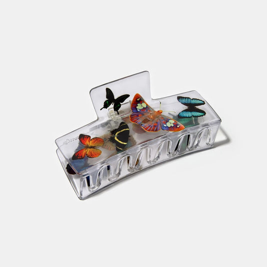 Butterfly Print Box Claw