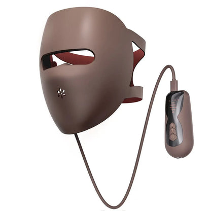 Caia™ Red Light Therapy LED Facial Mask Silicone Red Light Photon Skin Rejuvenation Wrinkle Removal Anti Acne Shrink Pores